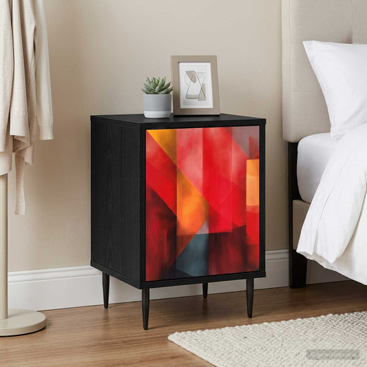 Bedside Cabinet HEESCH 2 pcs Black Oak 36 x 33 x 51 cm