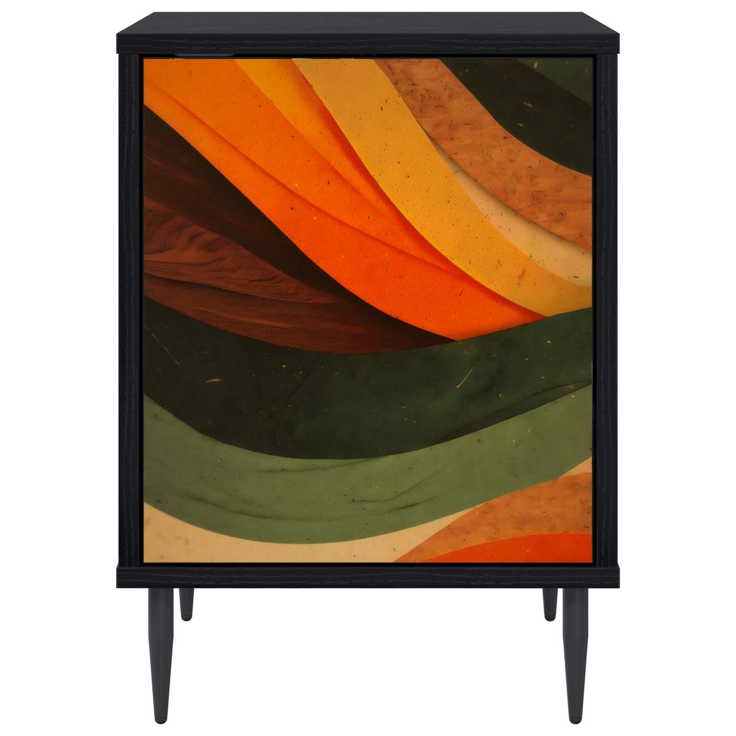 Bedside Cabinet BONN 2 pcs Black Oak 36 x 33 x 51 cm