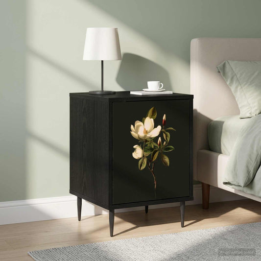 Bedside Cabinet BREMEN 2 pcs Black Oak 36 x 33 x 51 cm