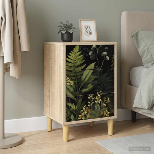 Bedside Cabinet RHENEN Sonoma Oak 36 x 33 x 60 cm