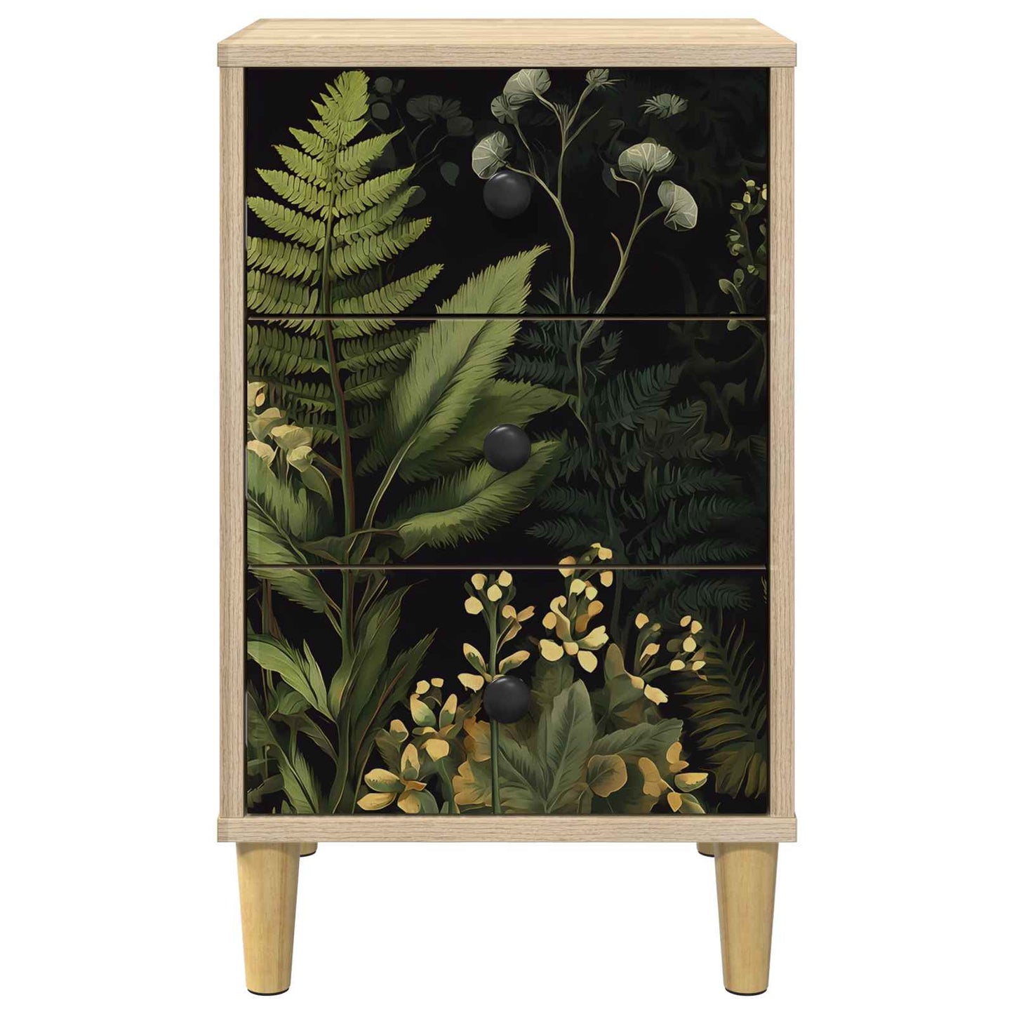 Bedside Cabinet RHENEN 2 pcs Sonoma Oak 36 x 33 x 60 cm