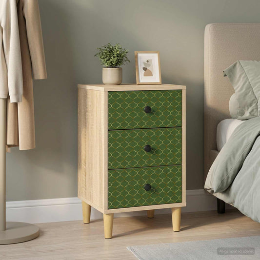 Bedside Cabinet GELEEN Sonoma Oak 36 x 33 x 60 cm