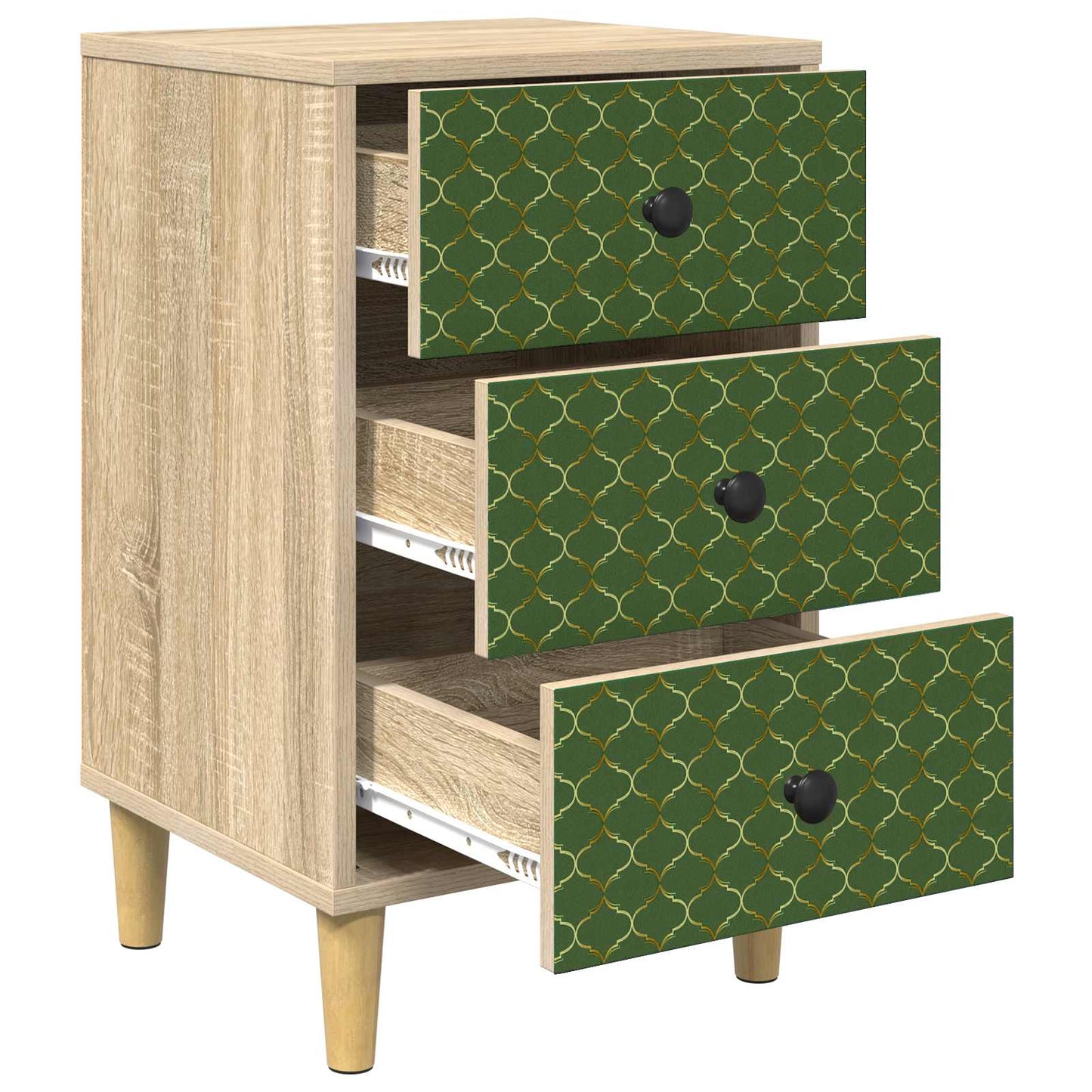 Bedside Cabinet GELEEN Sonoma Oak 36 x 33 x 60 cm
