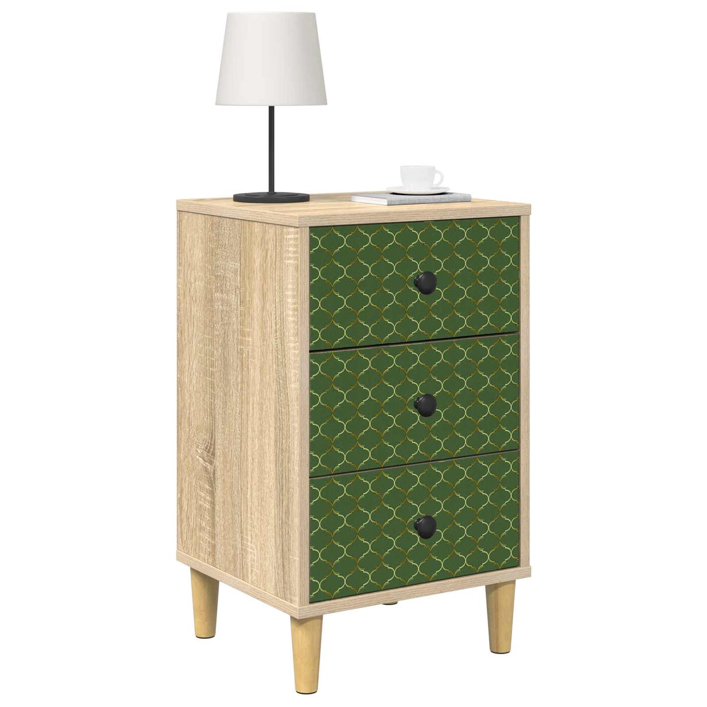Bedside Cabinet GELEEN Sonoma Oak 36 x 33 x 60 cm