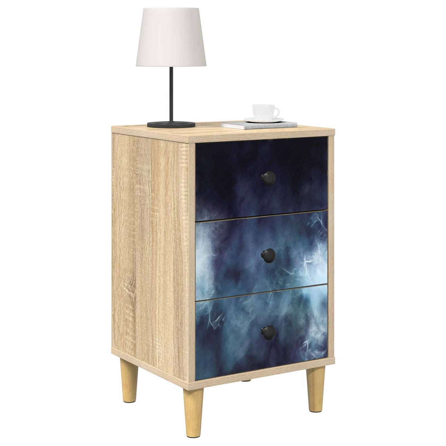 Bedside Cabinet RAALTE Sonoma Oak 36 x 33 x 60 cm