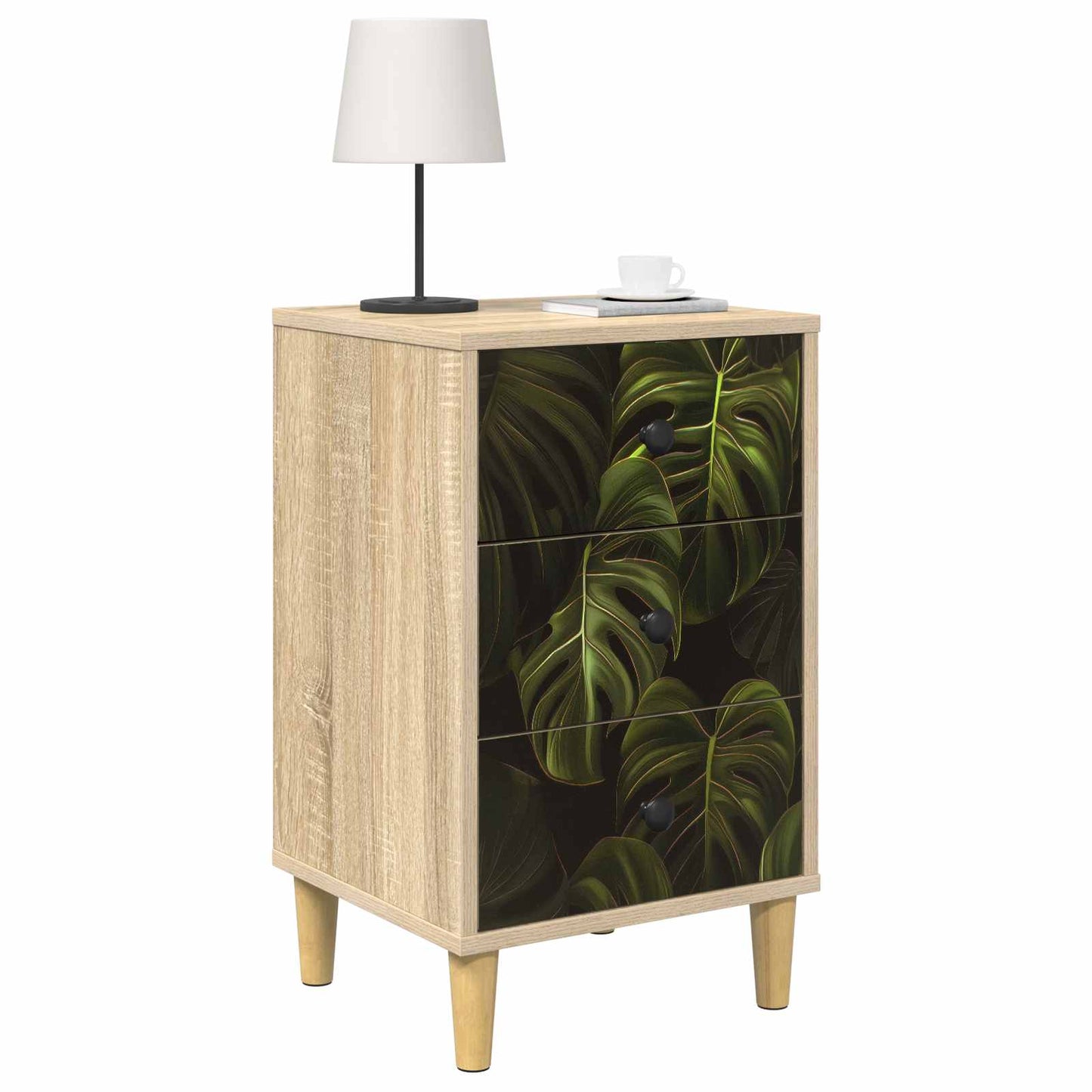Bedside Cabinet ELBURG 2 pcs Sonoma Oak 36 x 33 x 60 cm