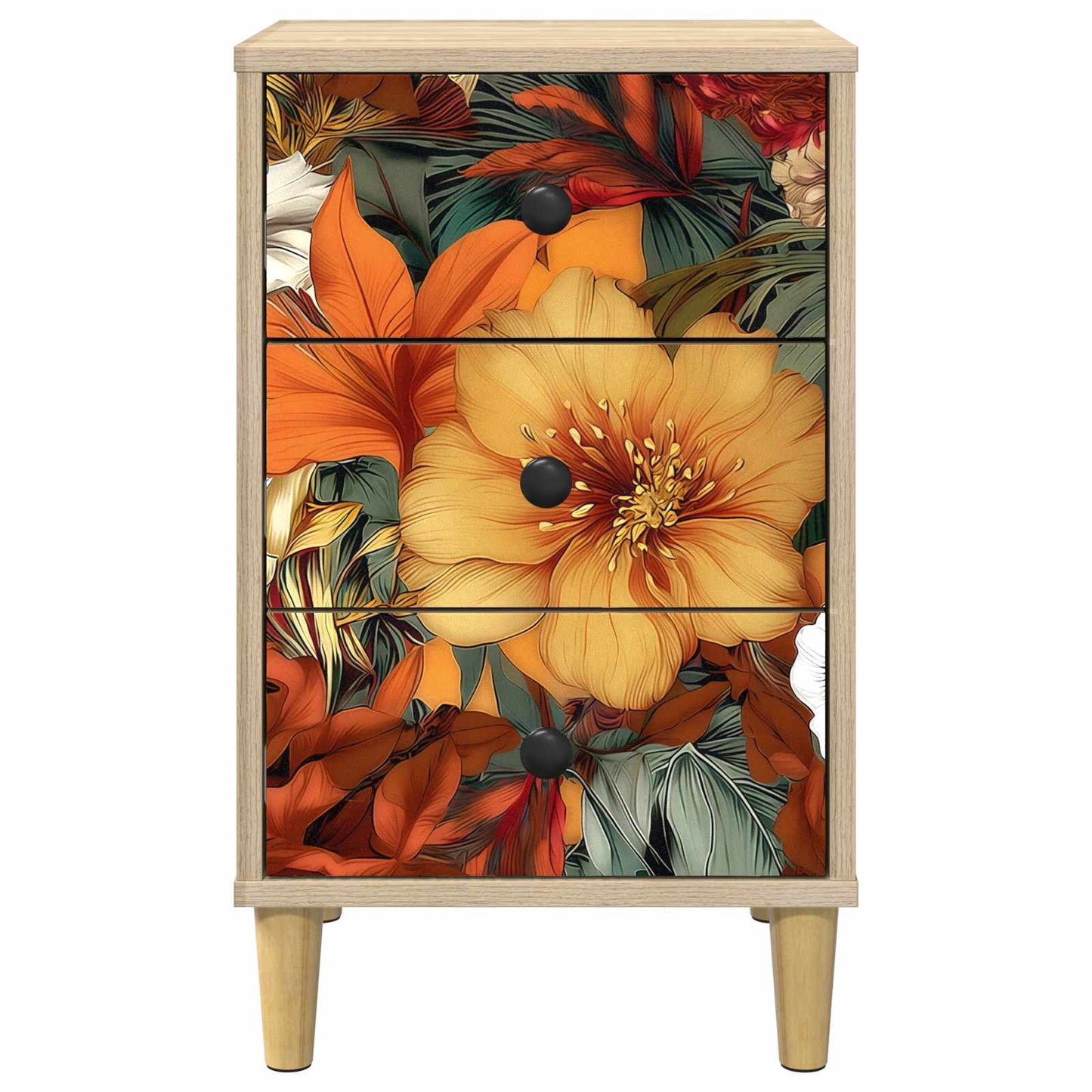 Bedside Cabinet GENNEP 2 pcs Sonoma Oak 36 x 33 x 60 cm