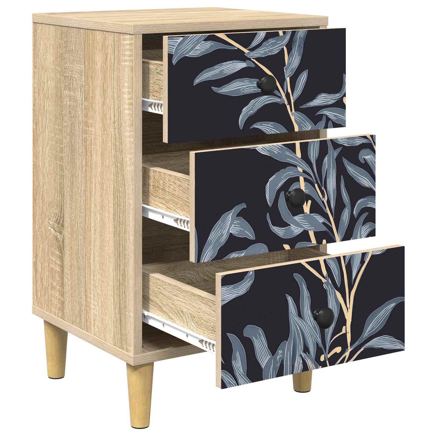 Bedside Cabinet DOKKUM Sonoma Oak 36 x 33 x 60 cm