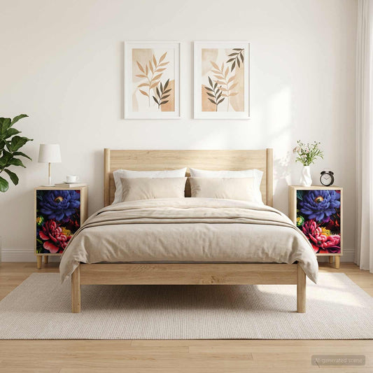 Bedside Cabinet KIEL 2 pcs Sonoma Oak 36 x 33 x 60 cm