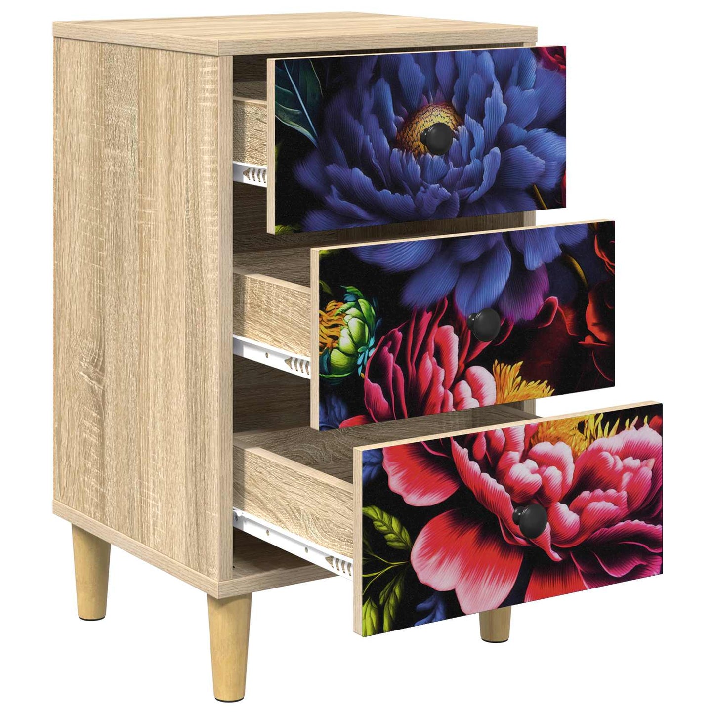 Bedside Cabinet KIEL 2 pcs Sonoma Oak 36 x 33 x 60 cm
