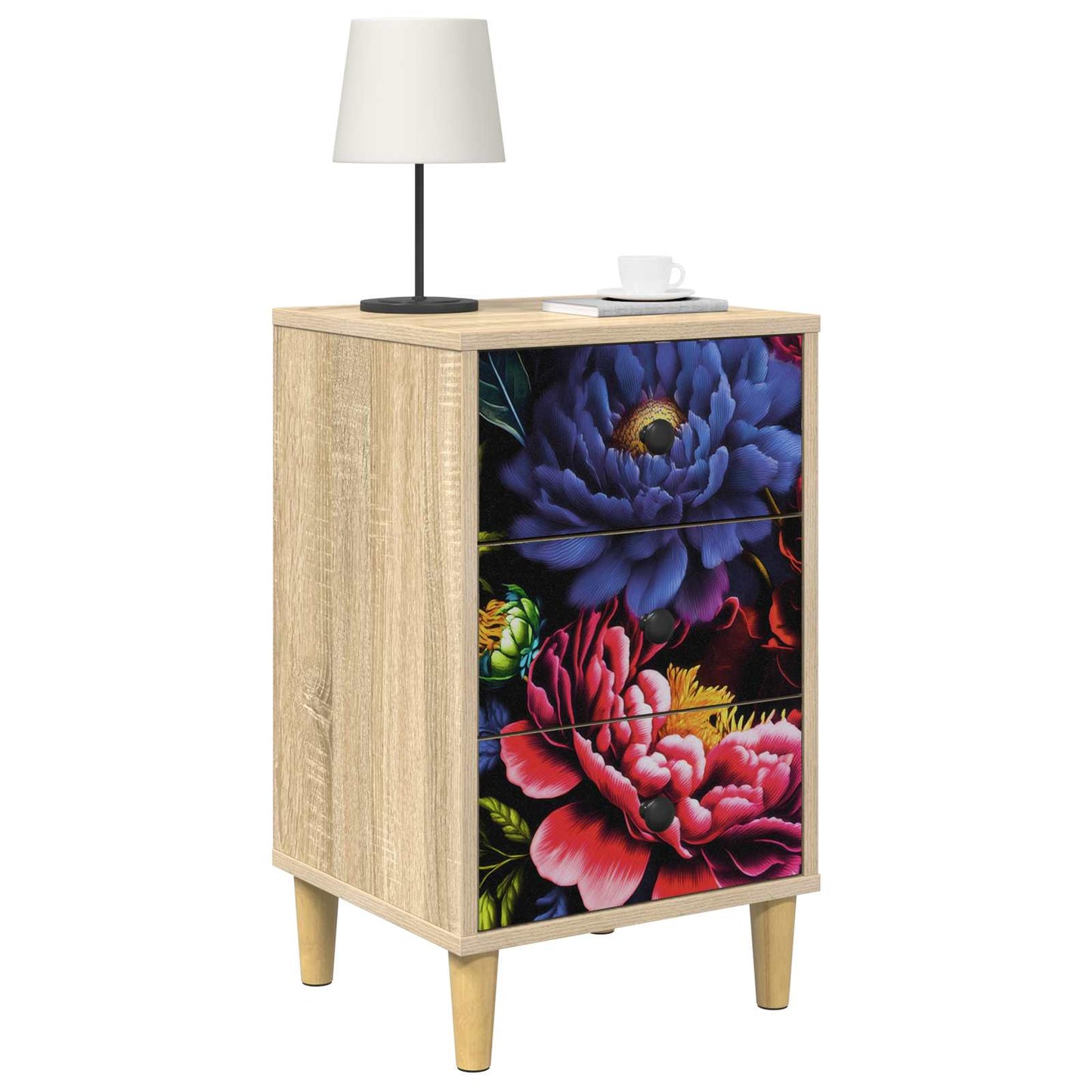 Bedside Cabinet KIEL 2 pcs Sonoma Oak 36 x 33 x 60 cm