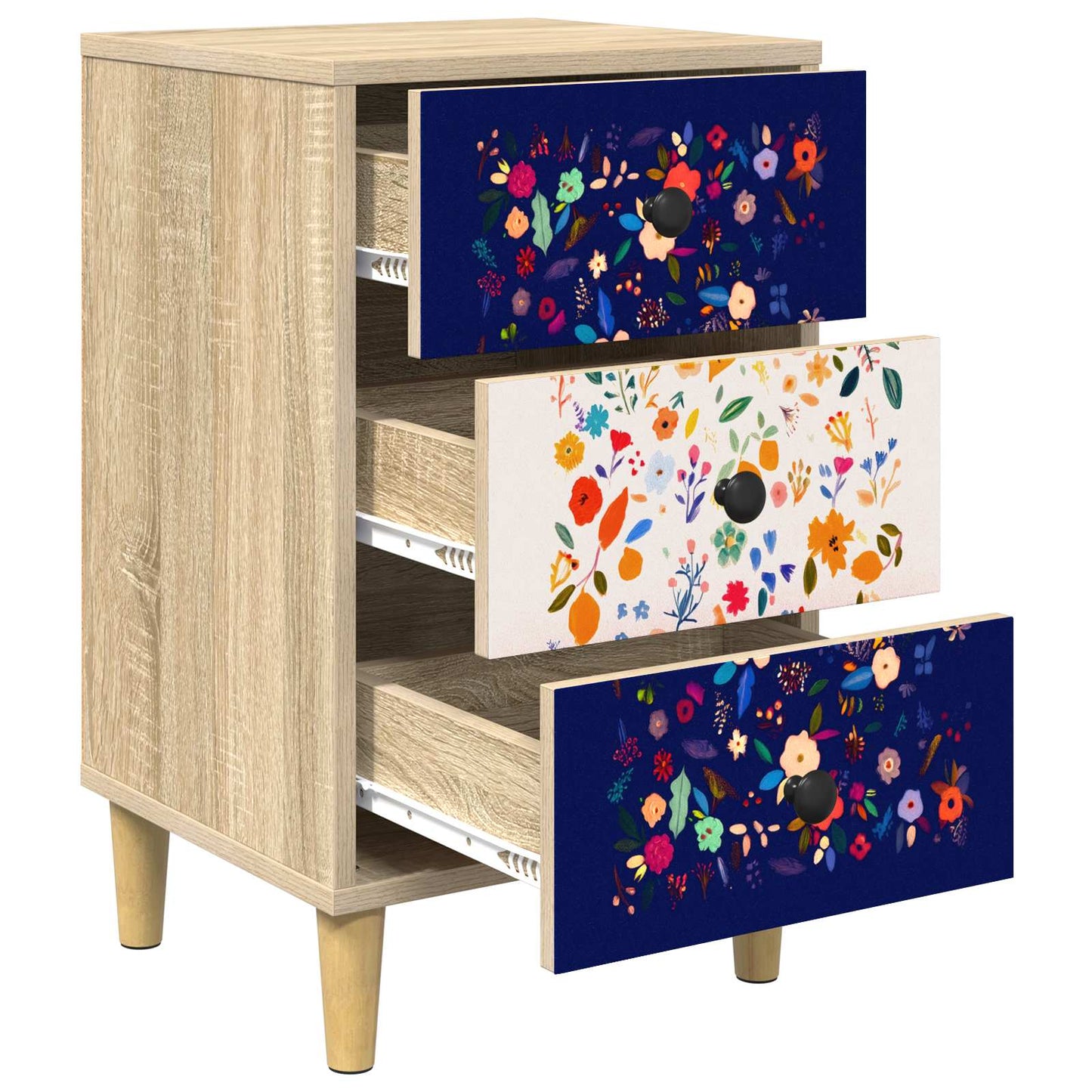 Bedside Cabinet MAINZ 2 pcs Sonoma Oak 36 x 33 x 60 cm