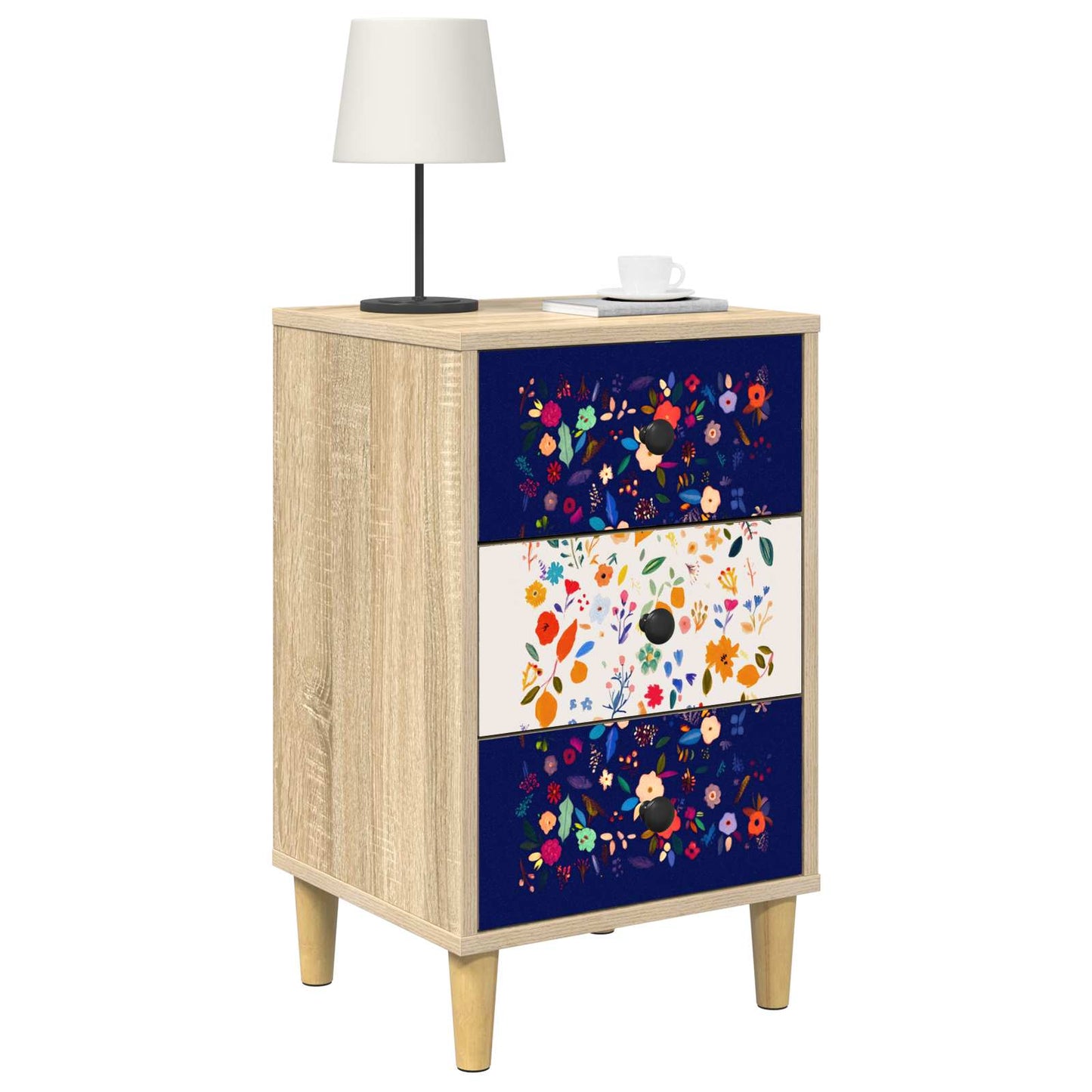 Bedside Cabinet MAINZ 2 pcs Sonoma Oak 36 x 33 x 60 cm