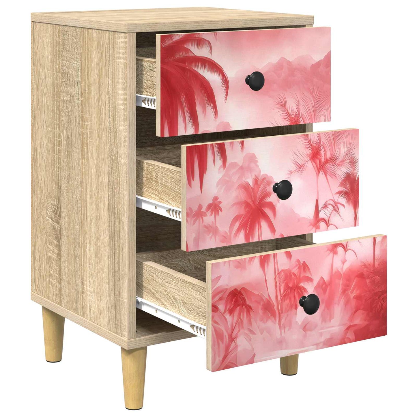 Bedside Cabinet AACHEN Sonoma Oak 36 x 33 x 60 cm