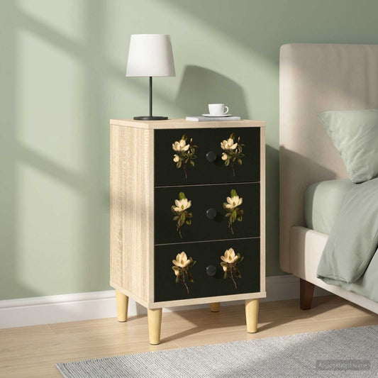 Bedside Cabinet BREMEN 2 pcs Sonoma Oak 36 x 33 x 60 cm