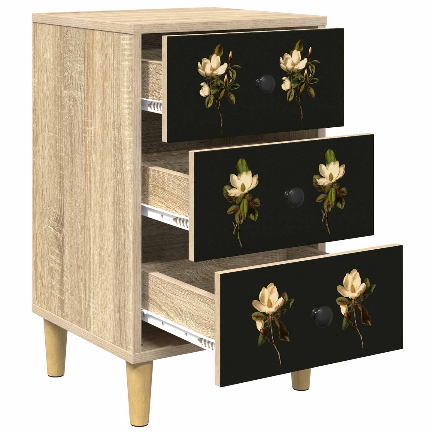 Bedside Cabinet BREMEN 2 pcs Sonoma Oak 36 x 33 x 60 cm