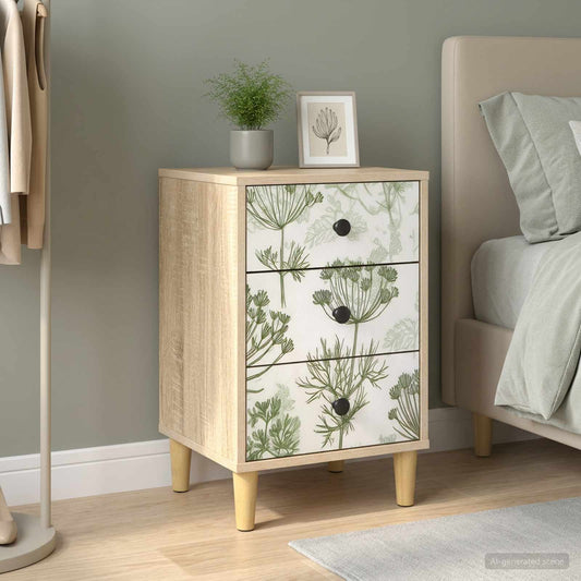 Bedside Cabinet GOTHA Sonoma Oak 36 x 33 x 60 cm