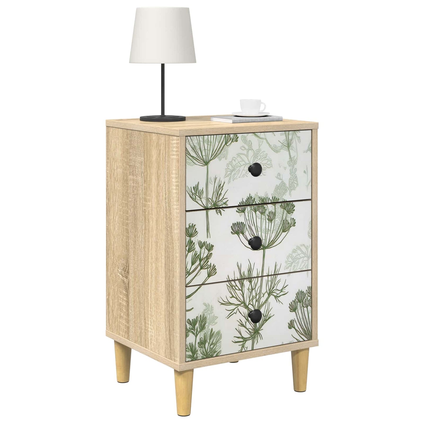 Bedside Cabinet GOTHA 2 pcs Sonoma Oak 36 x 33 x 60 cm