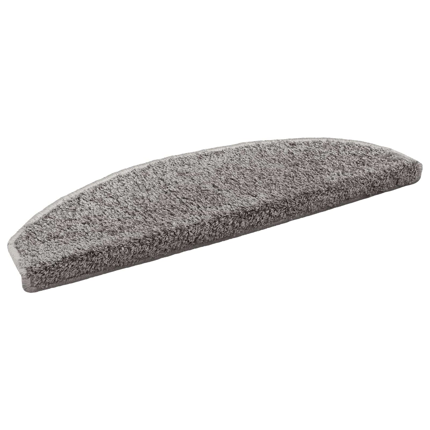Self-adhesive Stair Mats 15 pcs 80 x 24.5 x 3.5 cm Grey
