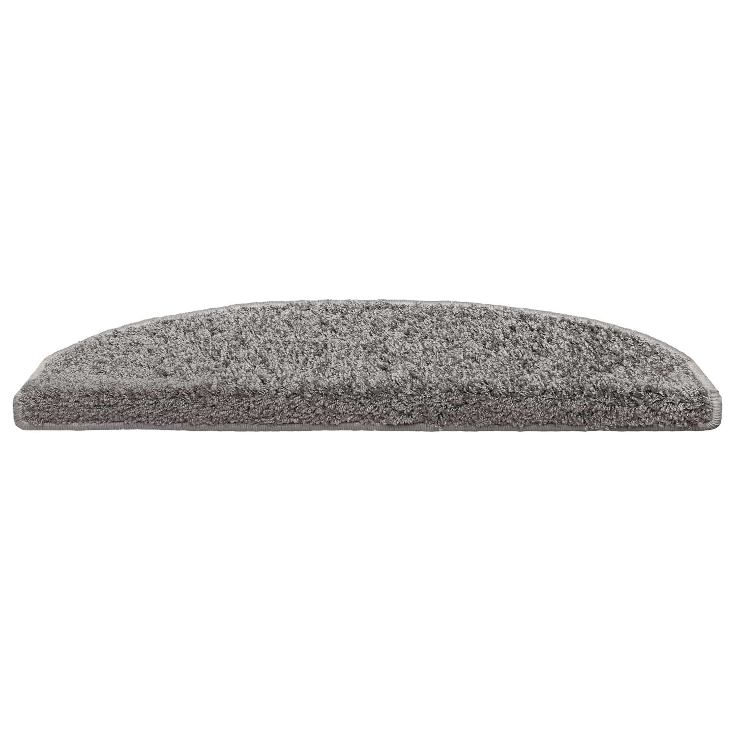 Self-adhesive Stair Mats 15 pcs 80 x 24.5 x 3.5 cm Grey