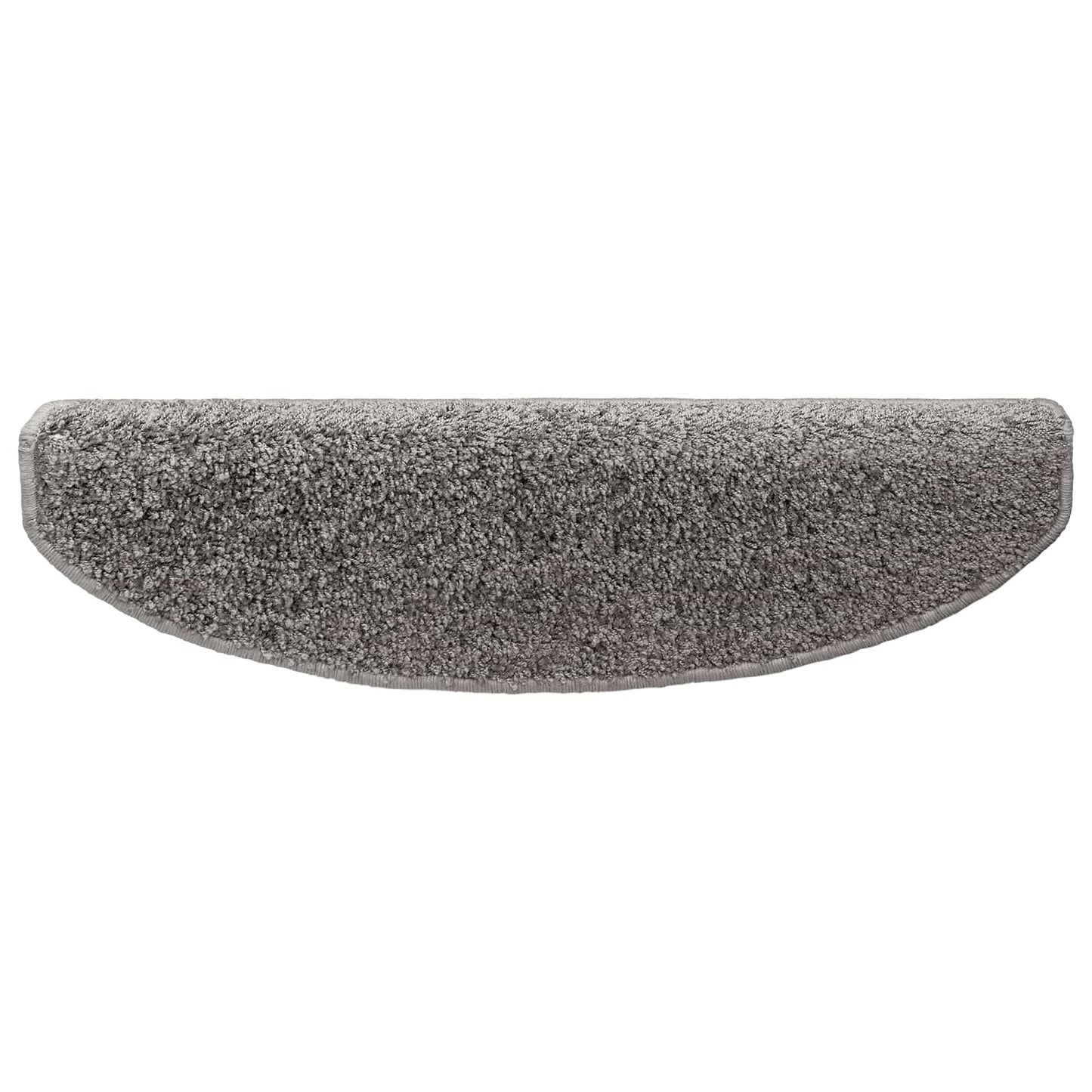 Self-adhesive Stair Mats 15 pcs 80 x 24.5 x 3.5 cm Grey