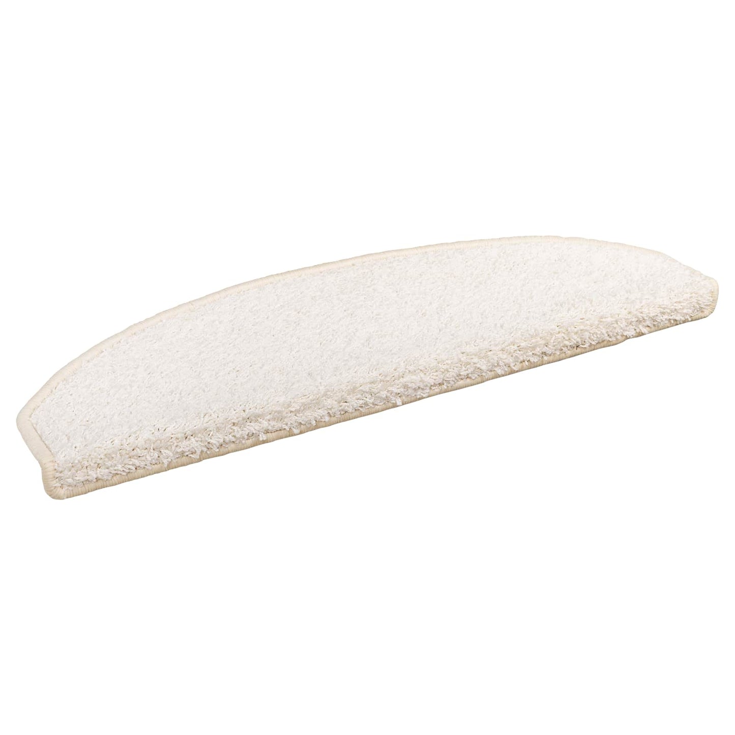 Self-adhesive Stair Mats 15 pcs 80 x 24.5 x 3.5 cm White