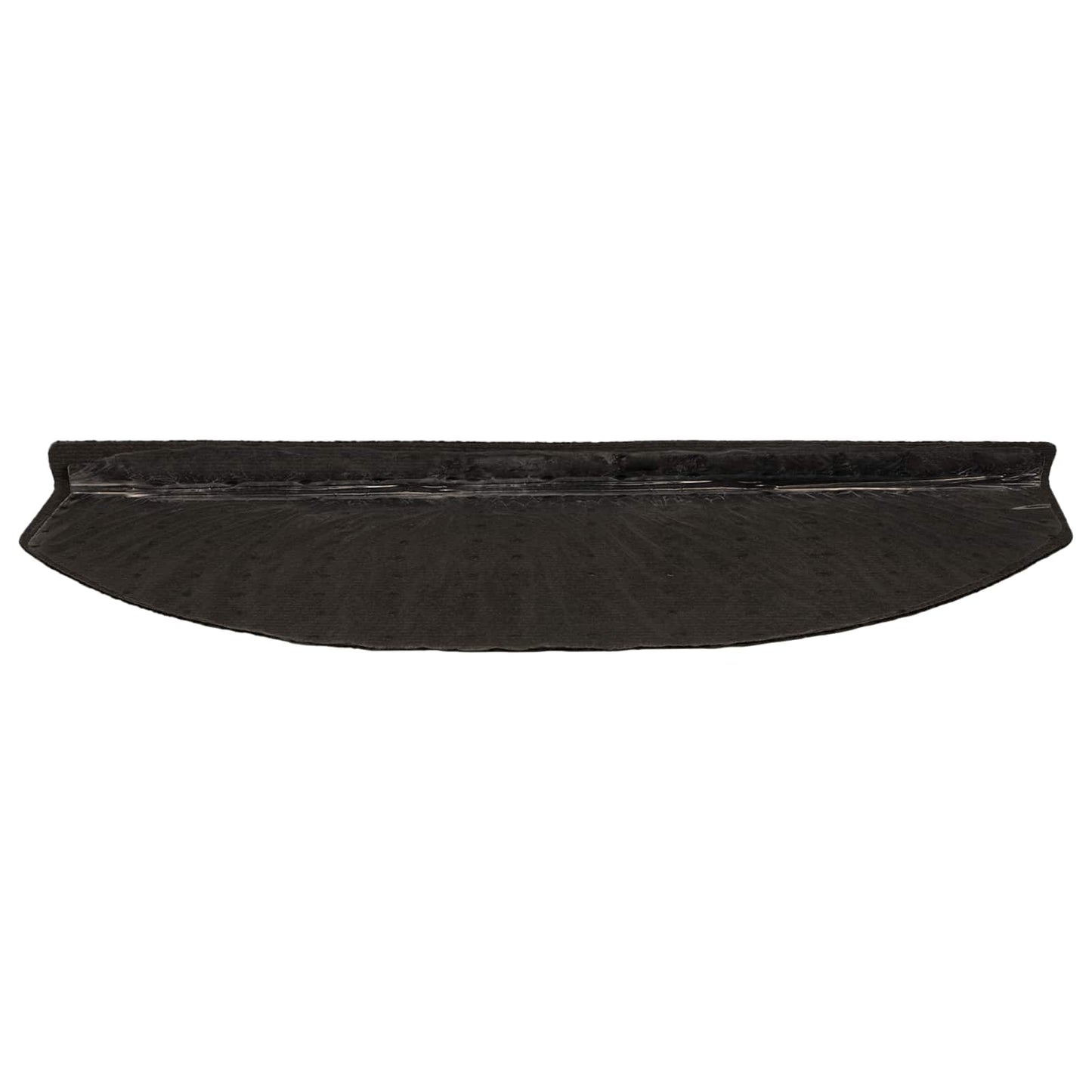 Self-adhesive Stair Mats 15 pcs Black 80 x 24.5 x 3.5 cm