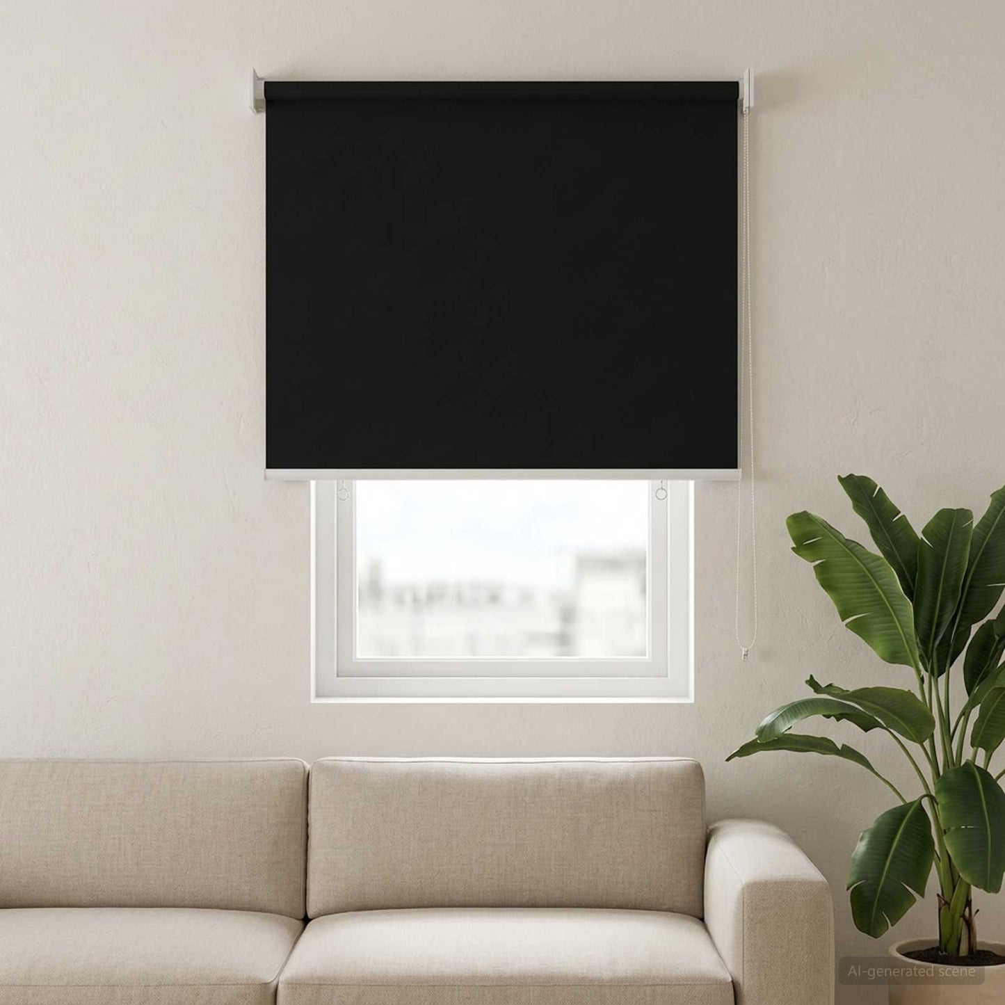 Roller Blind UV Protection Anthracite 60 x 140 cm Polyester