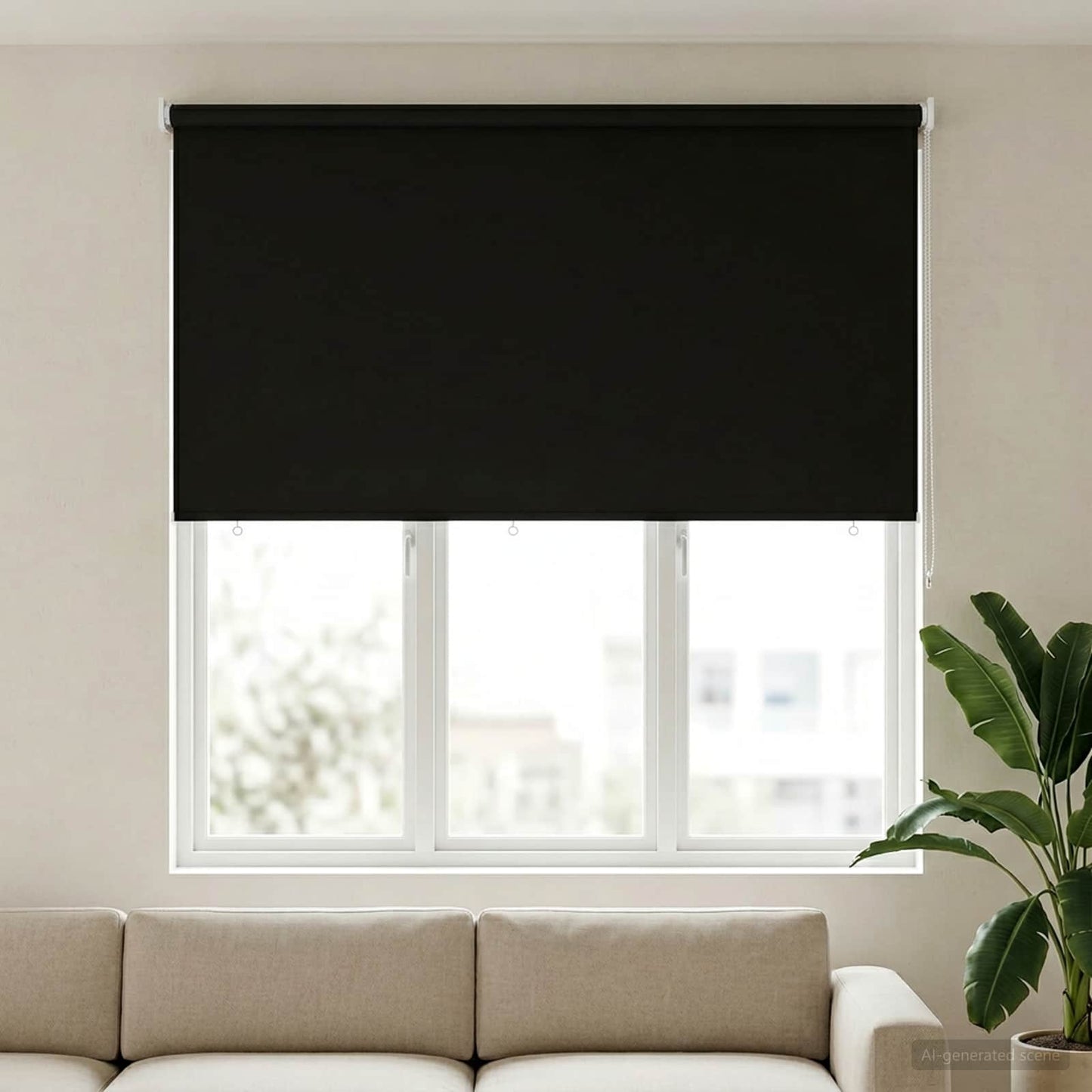 Roller Blind UV Protection Anthracite 160 x 140 cm Polyester