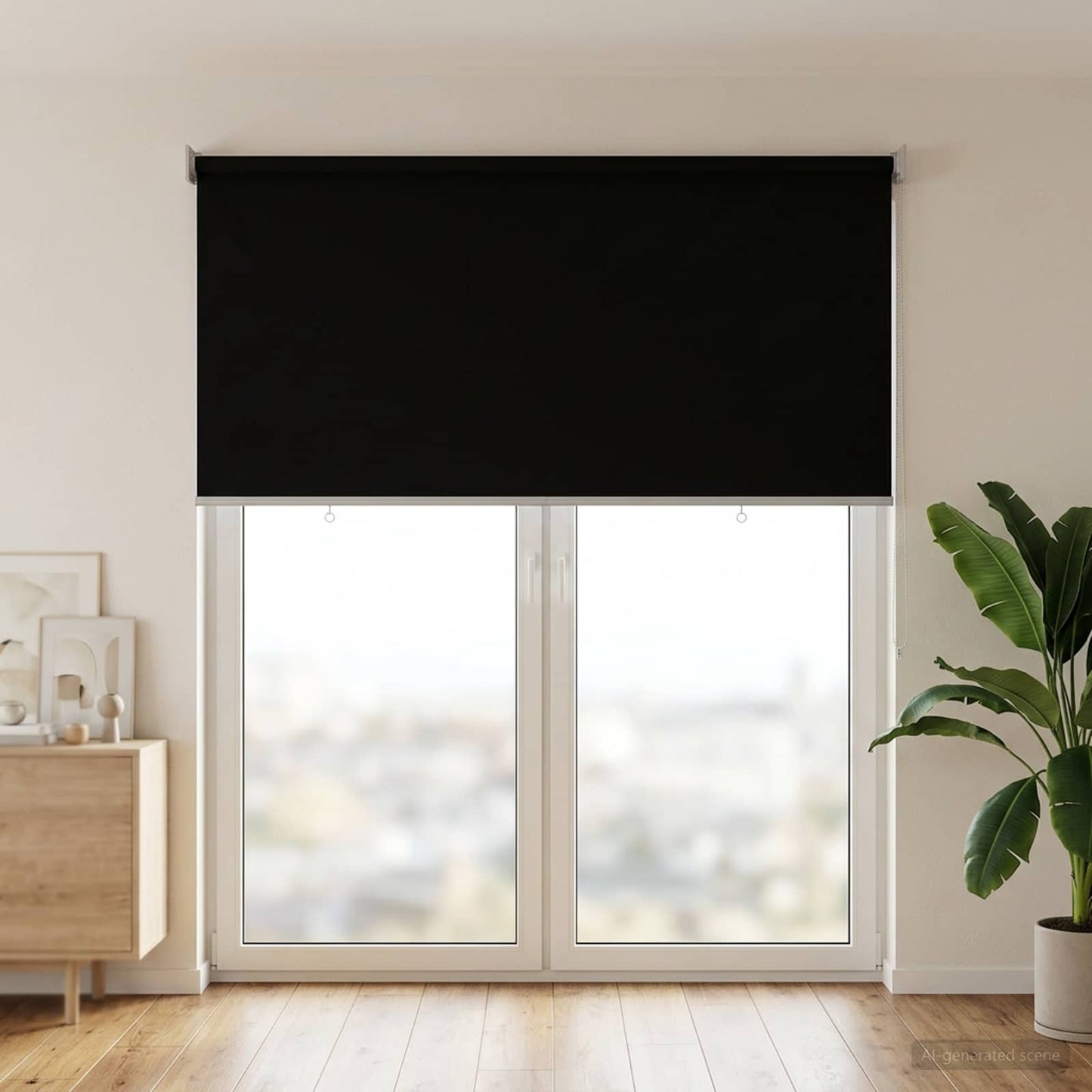 Roller Blind UV Protection Anthracite 140 x 230 cm Polyester