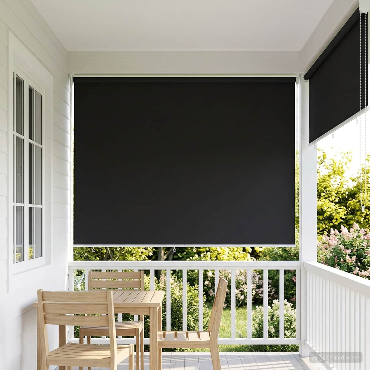 Roller Blind UV Protection Anthracite 180 x 230 cm Polyester