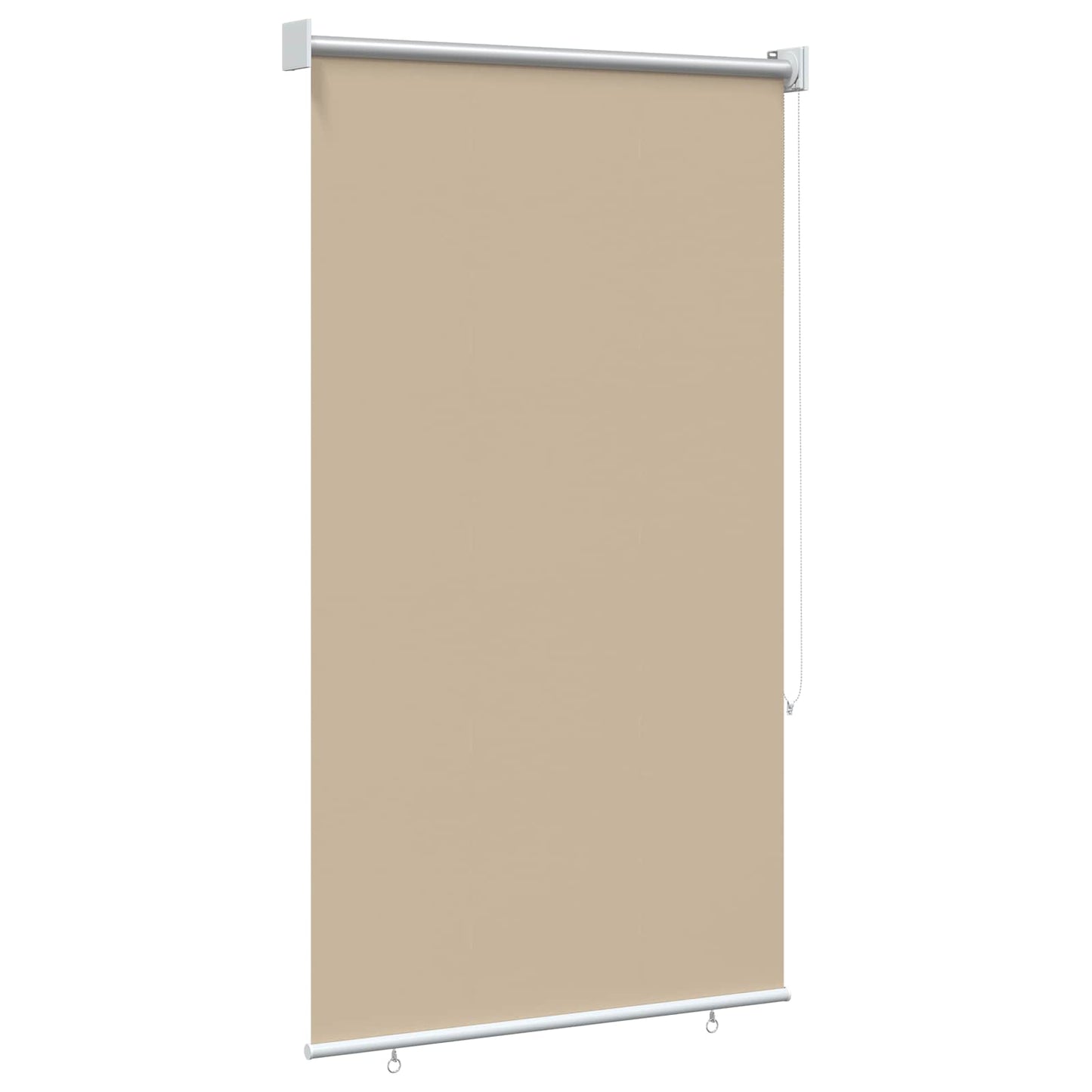 Outdoor Roller Blind UV Protection Beige 80 x 230 cm