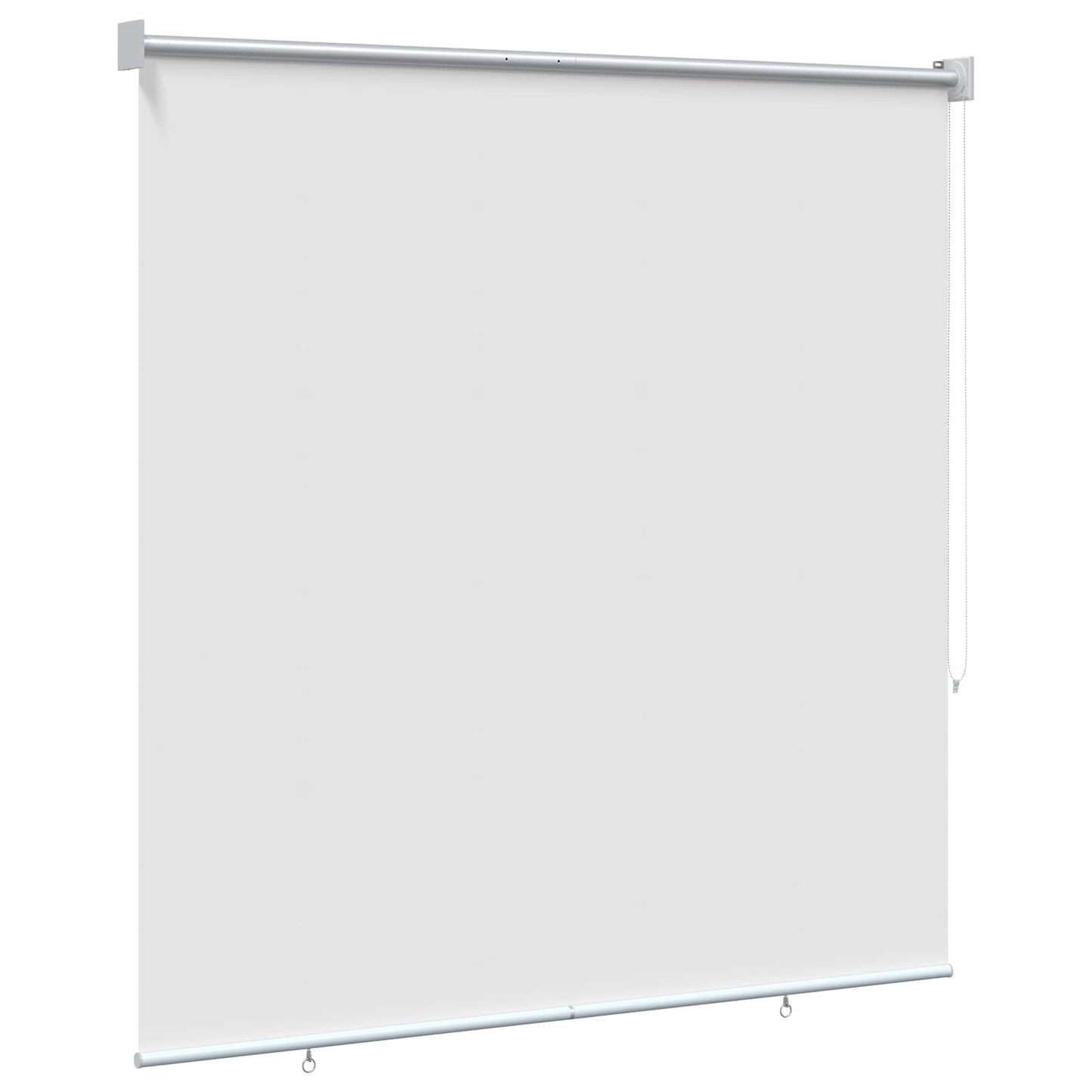 Roller Blind UV Protection White 140 x 140 cm Polyester