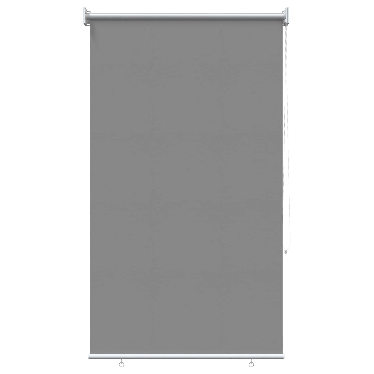 Roller Blind UV Protection Light Grey 60 x 140 cm Polyester