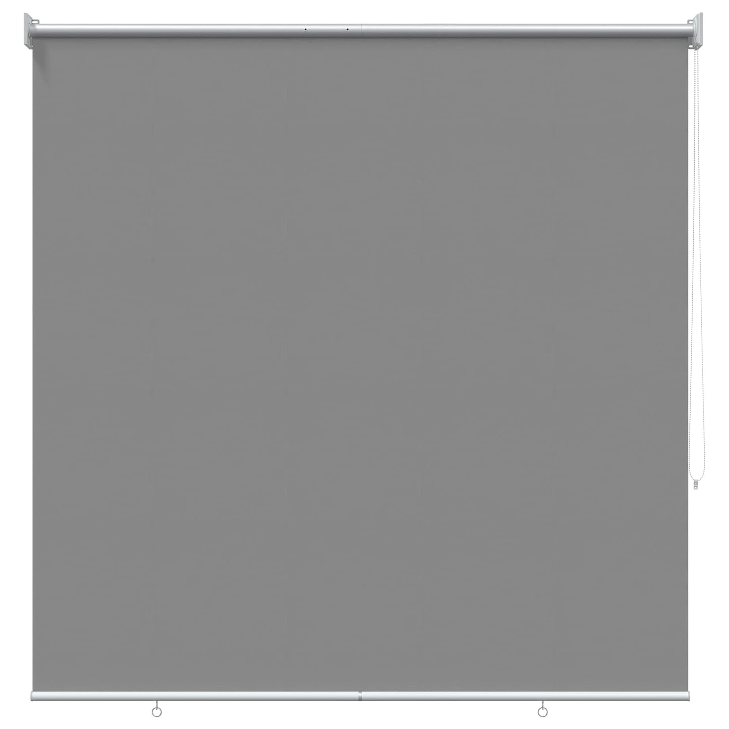 Roller Blind UV Protection Light Grey 140 x 140 cm Polyester
