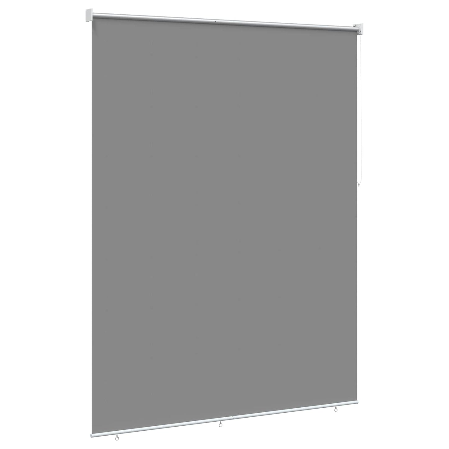 Roller Blind UV Protection Light Grey 160 x 140 cm Polyester