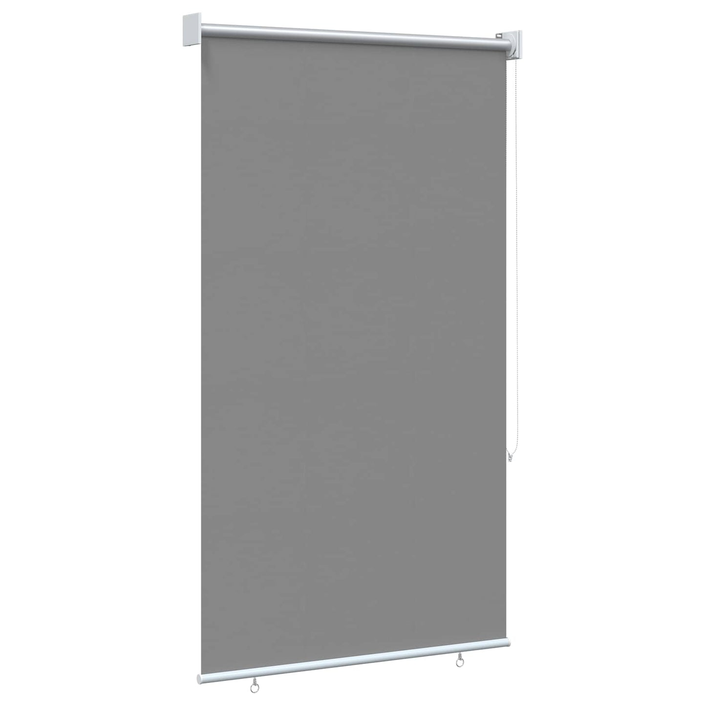 Roller Blind UV Protection Light Grey 80 x 230 cm Polyester