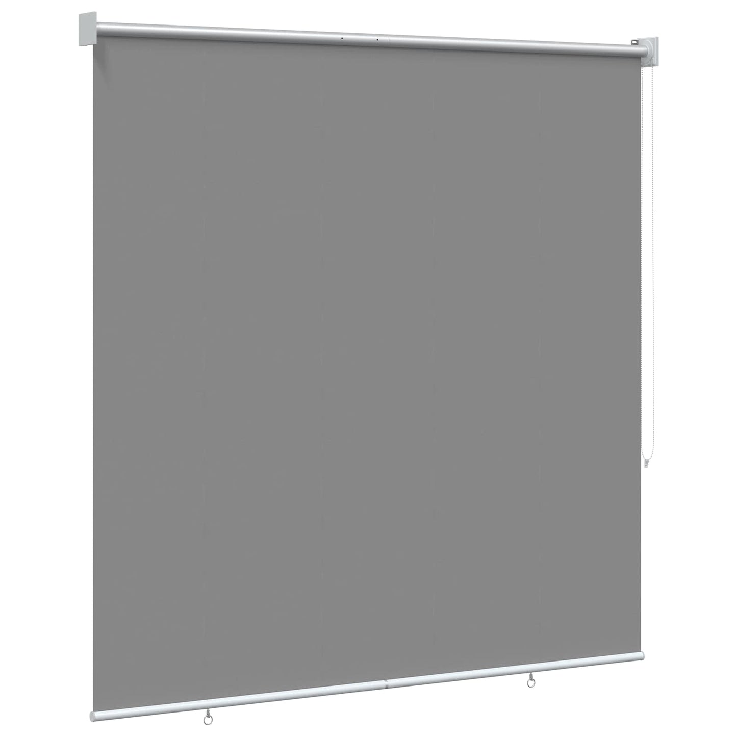 Roller Blind UV Protection Light Grey 100 x 230 cm Polyester