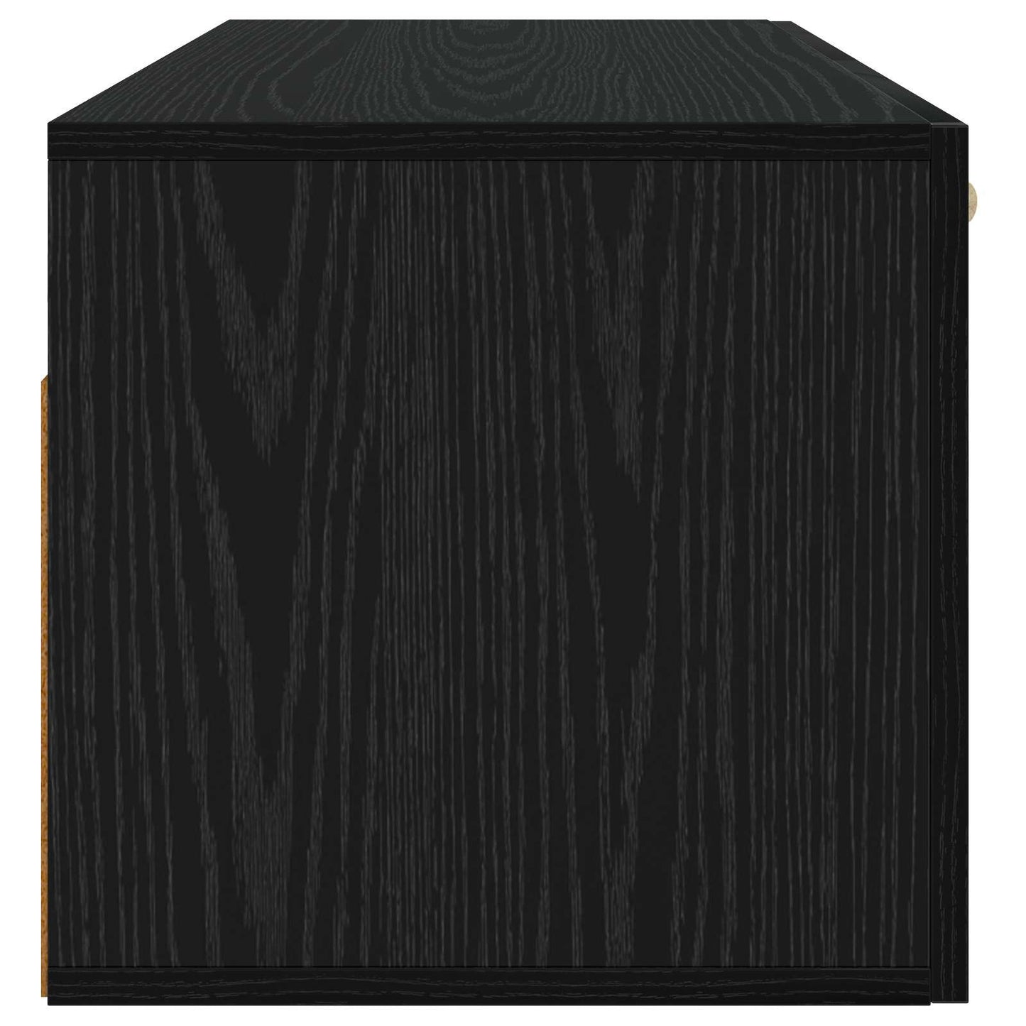 Wall Cabinet Black oak 60 x 36.5 x 35 cm Engineered Wood