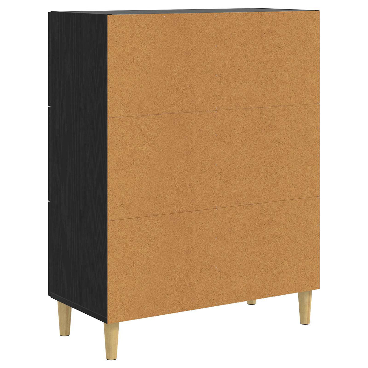 Sideboard Black Oak 69.5 x 34 x 90 cm Engineered Wood
