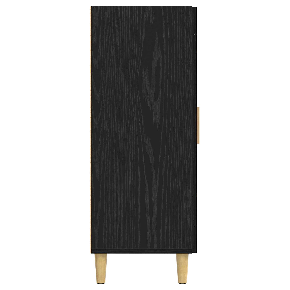 Sideboard Black Oak 69.5 x 34 x 90 cm Engineered Wood