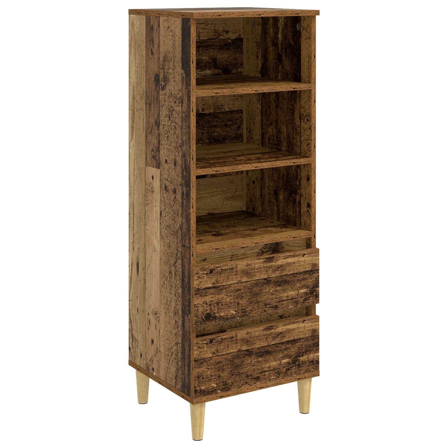 Highboard Old Wood 40 x 36 x 110 cm Engineered Wood