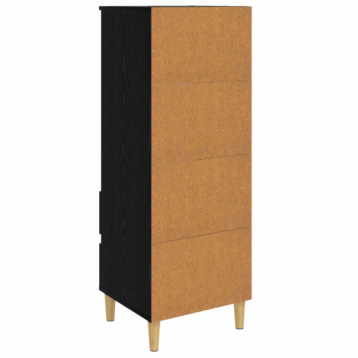 Highboard Black Oak 40 x 36 x 110 cm Engineered Wood