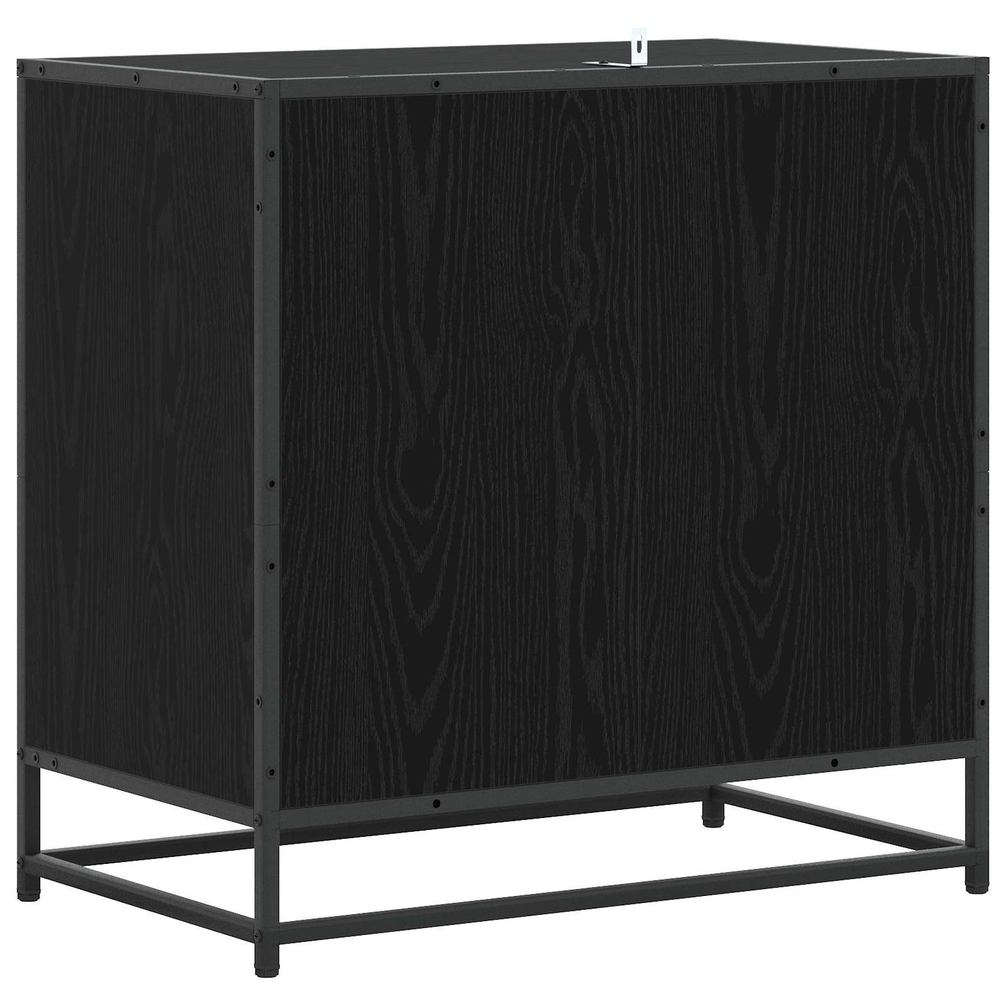 Drawer Cabinet 3-Drawer Black oak 70 x 41 x 70 cm