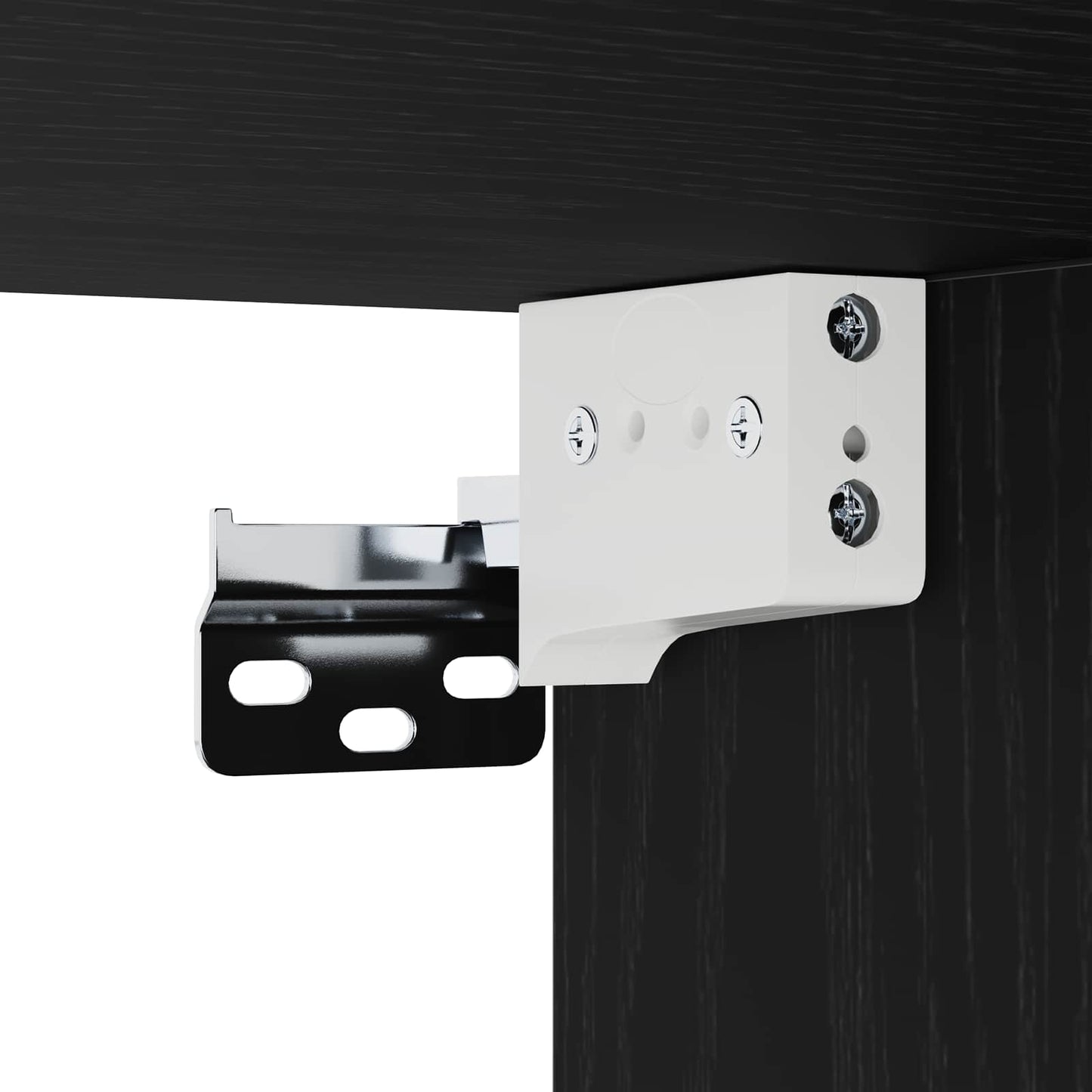 Wall Cabinet Black Oak 34.5 x 34 x 90 cm Engineered Wood