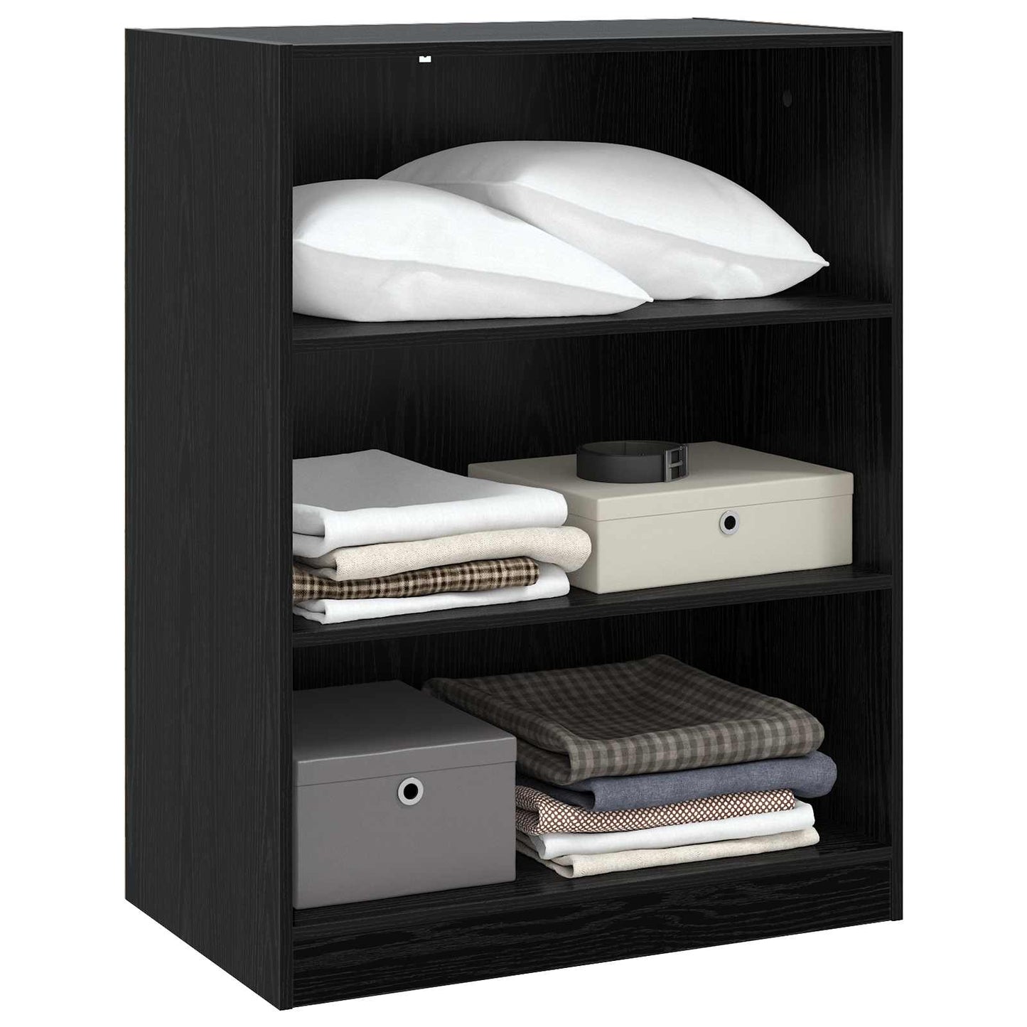 Wardrobe Black oak 77 x 48 x 102 cm Engineered Wood