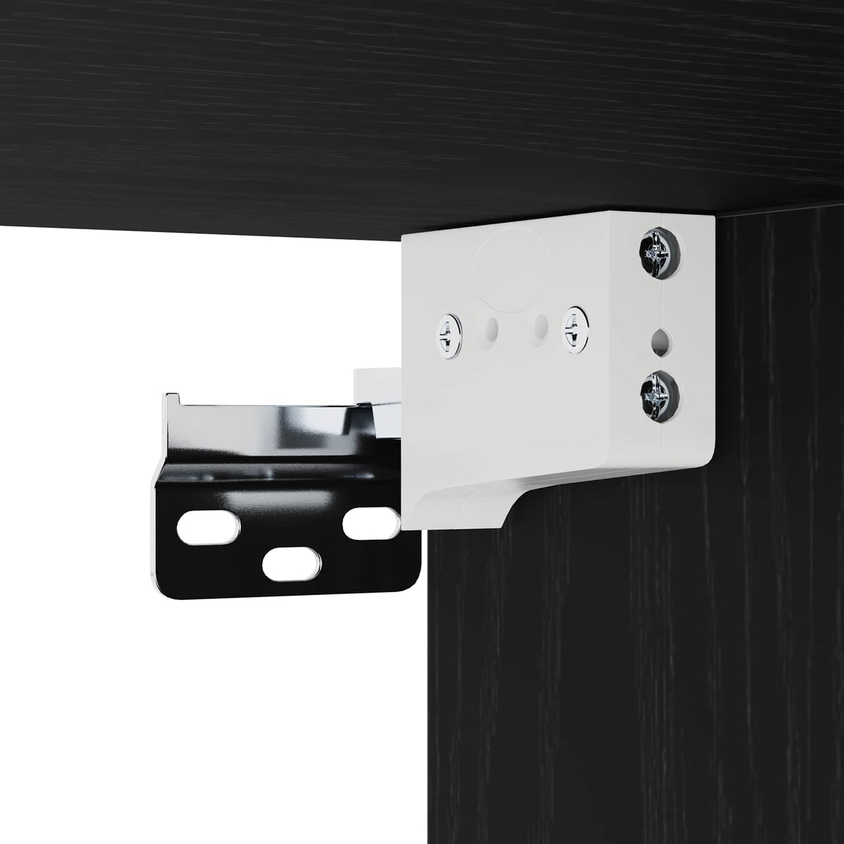Wall Cabinet Black Oak 45 x 42.5 x 40 cm Engineered Wood