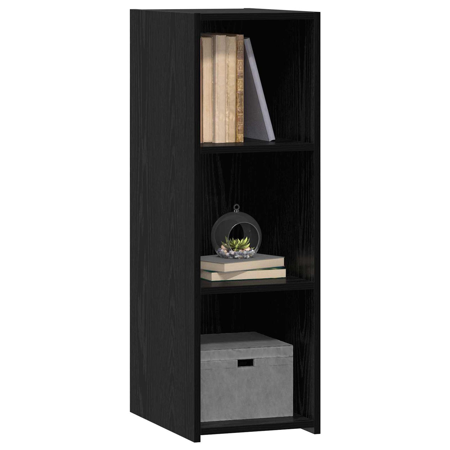 Sideboard Black Oak 30 x 41 x 93 cm Engineered Wood