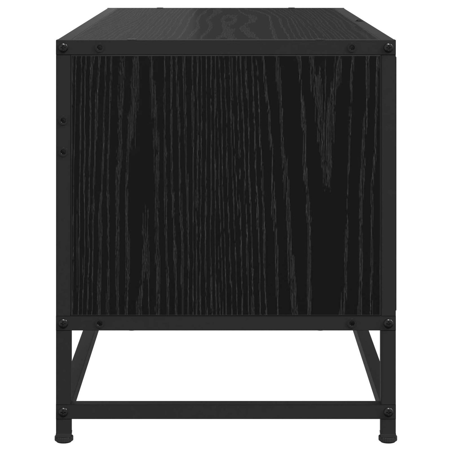TV Cabinet 80 x 34.5 x 40 cm Black Oak Engineered Wood