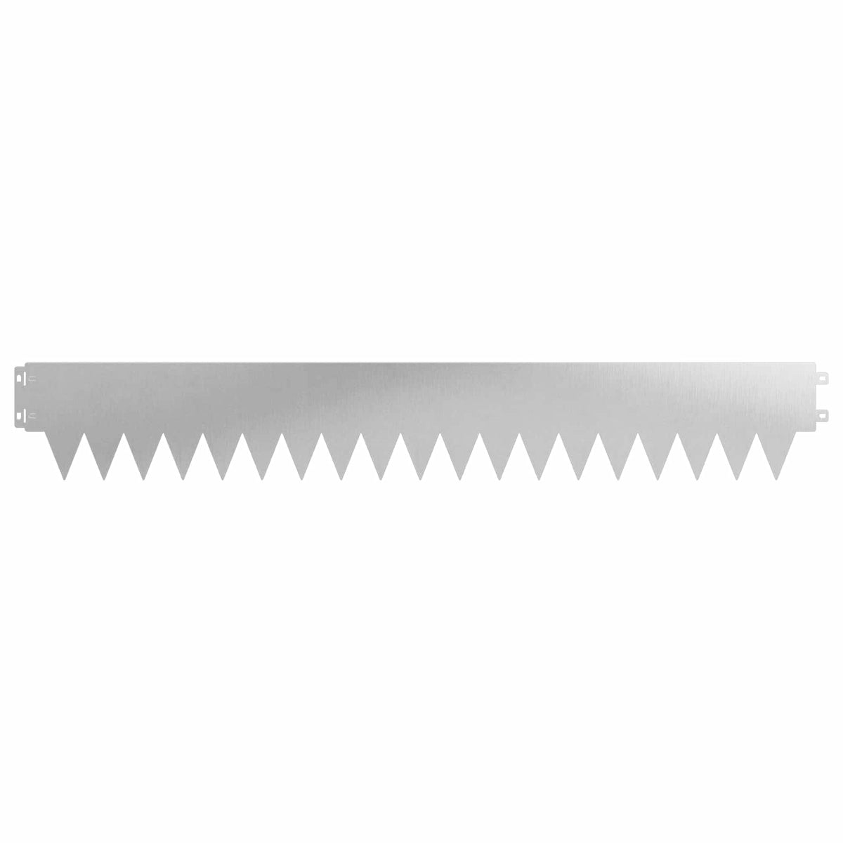 Lawn Edging 10 pcs 103 x 15 cm Steel Silver